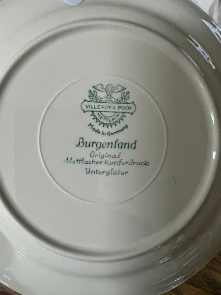 Assiettes plates, creuses ou à dessert en faïence, Villeroy et Bach "Burgenland"