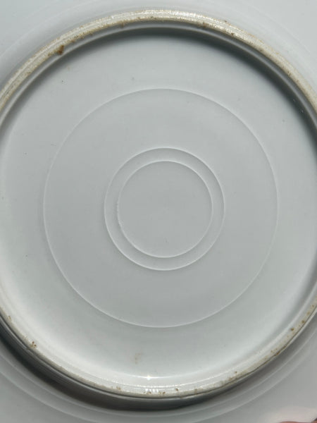 Assiettes plates, porcelaine de Limoges