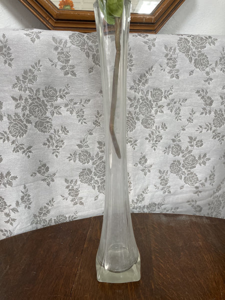 Vases soliflores en verre ancien (différentes tailles)