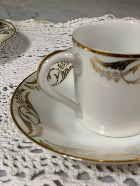 Tasses à café en porcelaine de Limoges